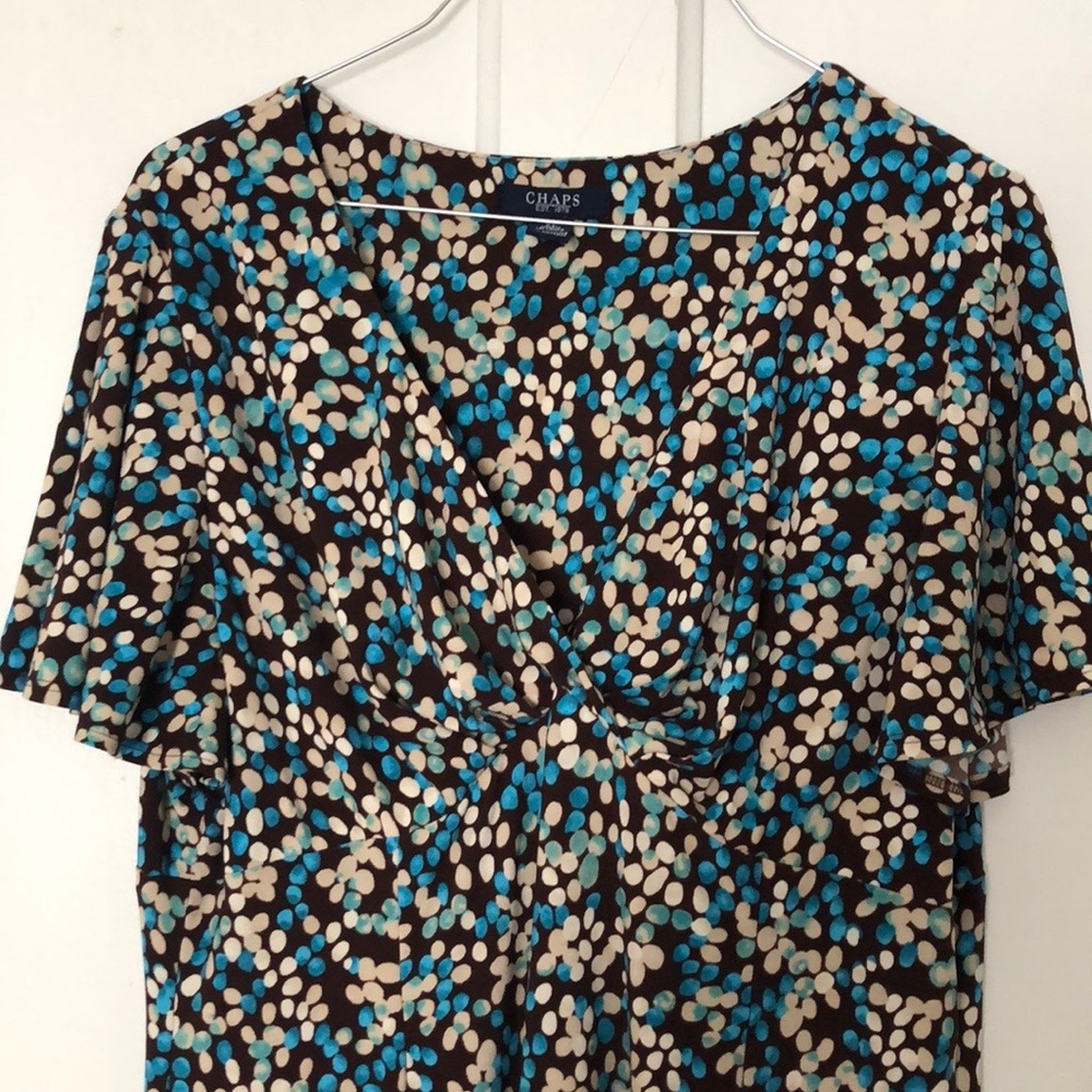 🌻Blue polka dot dress